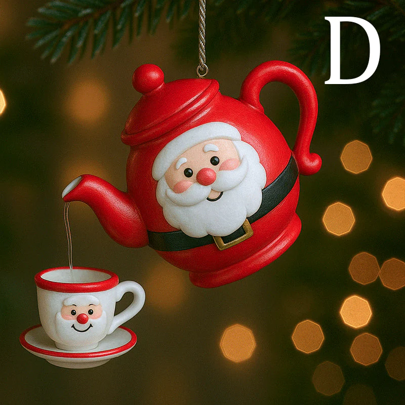 Christmas Teapot Ornament